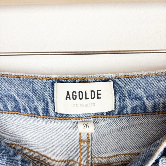 Agolde High Rise Slim Jeans Sz 26 - Picture 8 of 12